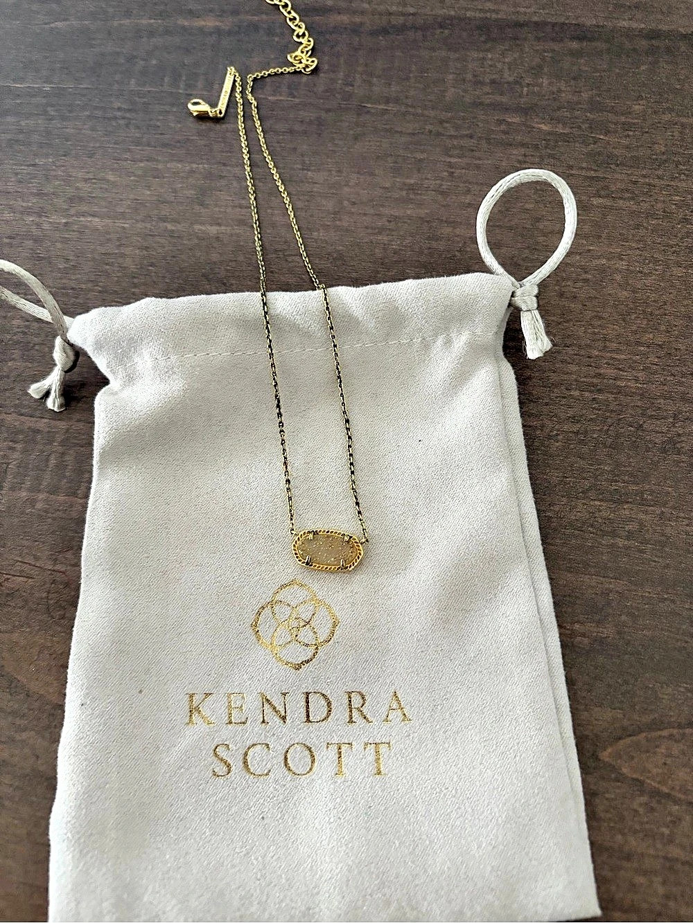 Kendra Scott Elisa Pendant Necklace Gold-Tone Pendant Necklace